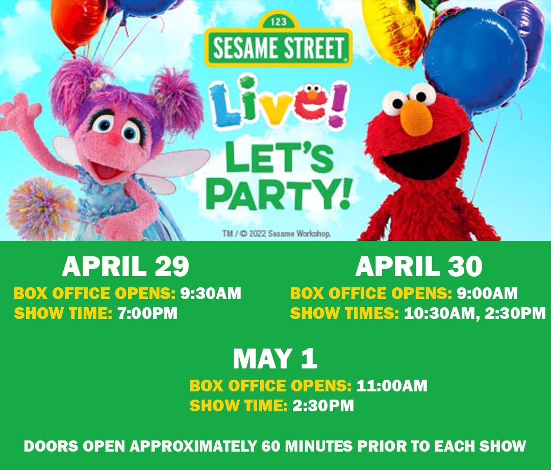 Sesame Street Live! Let's Party | Total Mortgage Arena